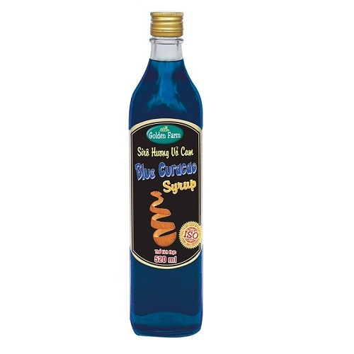 Syrup Blue Curacao - Golden Farm 520ml