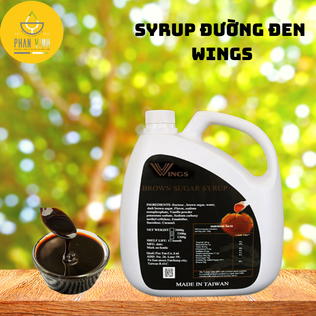 Syrup Đường Đen Wings - 2.5Kg 
