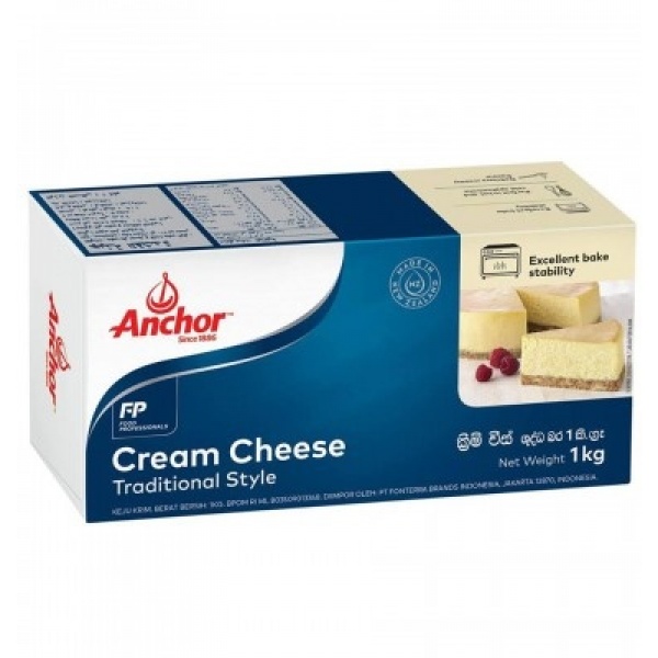 Kem Cream Cheese Khối - Anchor 1Kg