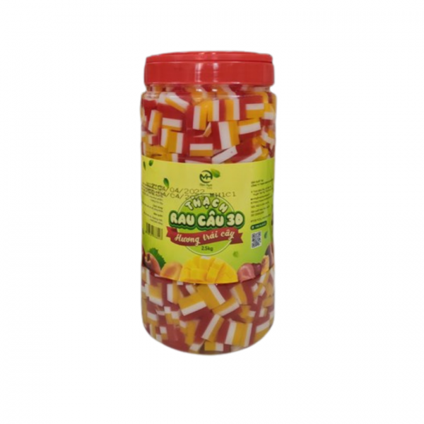 Thạch Rau Câu 3D Dưa Xanh - Minh Hạnh 2,5kg