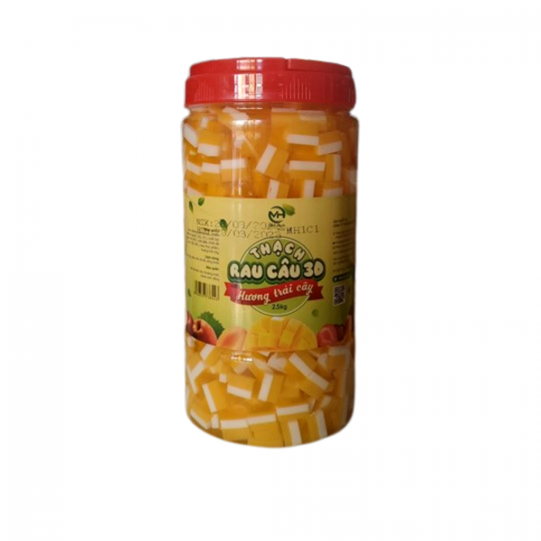 Thạch Rau Câu 3D Dưa Vàng - Minh Hạnh 2,5kg