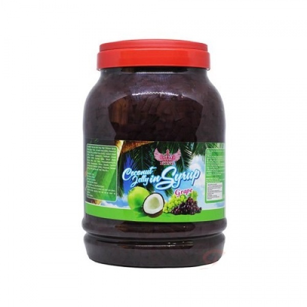Thạch Dừa Nho Đen - King 4Kg
