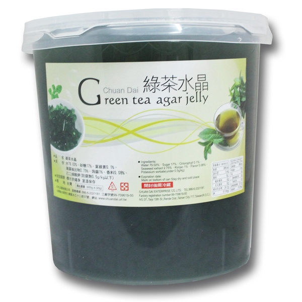 Thạch Agar Trà Xanh - Đài Loan 3Kg
