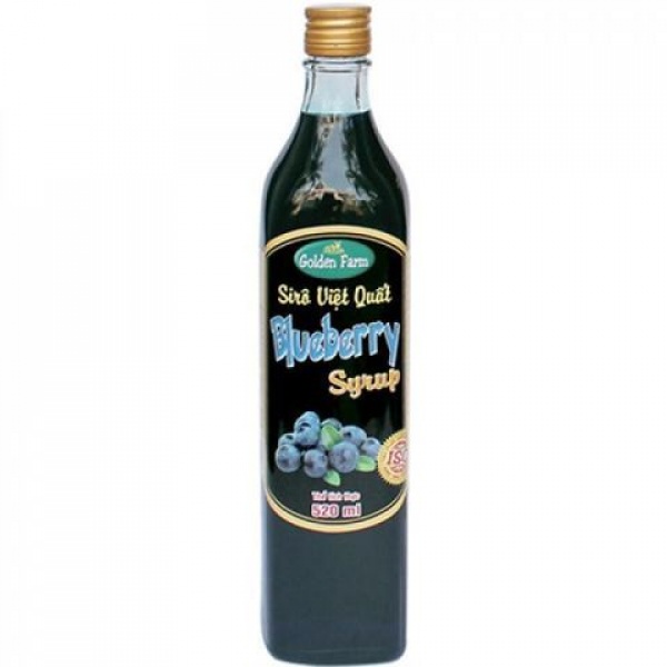 Syrup Việt Quất - Golden Farm 520ml