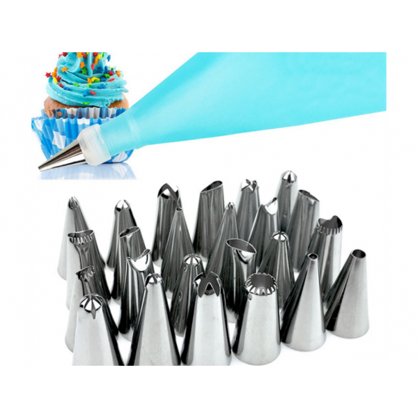 Bộ Dụng Cụ Bắt Bông Kem 26 Món